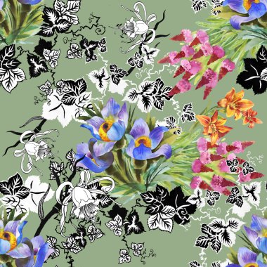 Kusursuz çiçek deseni