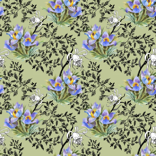 Seamless floral pattern — Stock Photo, Image