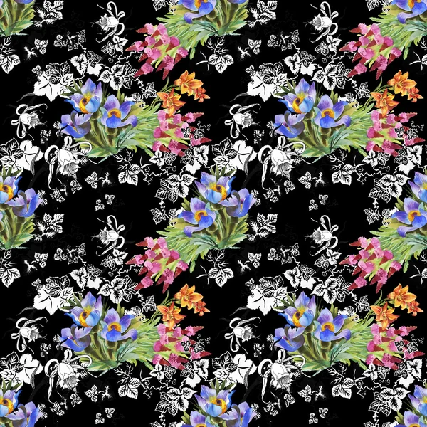 Modèle floral sans couture — Photo