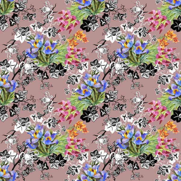 Seamless floral pattern — Stock Photo, Image