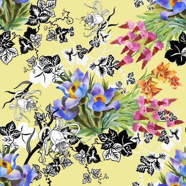 Seamless floral pattern — Stock Photo, Image