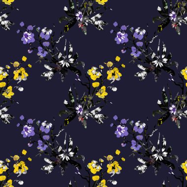 renkli çayır çiçekler