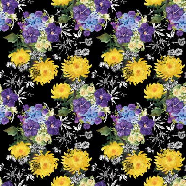 renkli çayır çiçekler