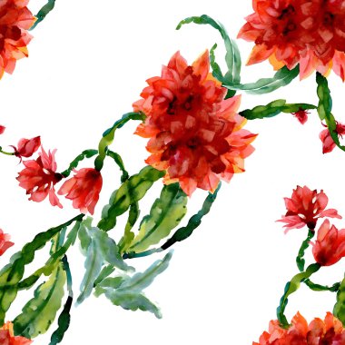 Renkli kır çiçekleri desen