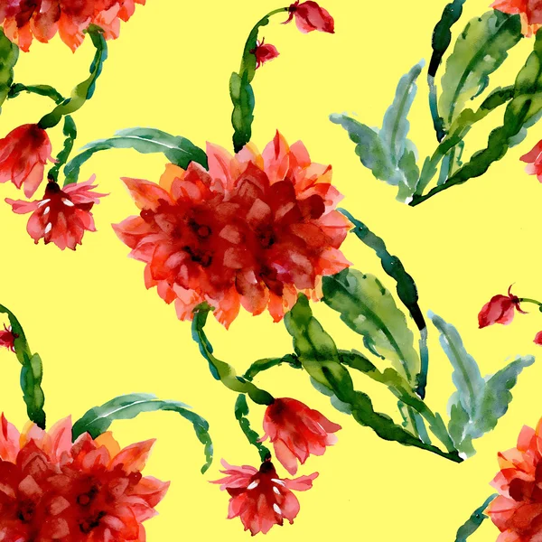 Colorful wildflowers pattern — Stock Photo, Image