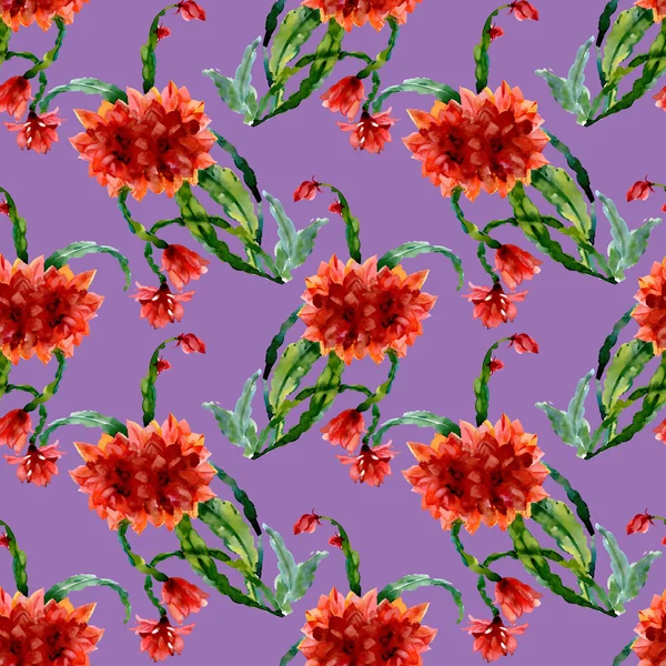 Colorful wildflowers pattern — Stock Photo, Image