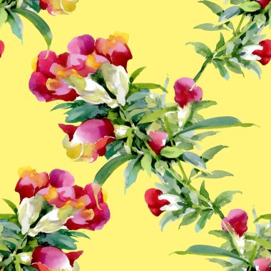 Renkli kır çiçekleri desen