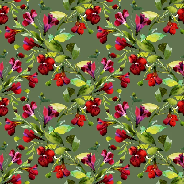 Garden floral pattern — Stock Photo, Image