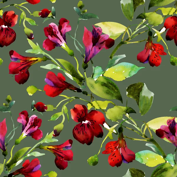 Garden floral pattern — Stock Photo, Image