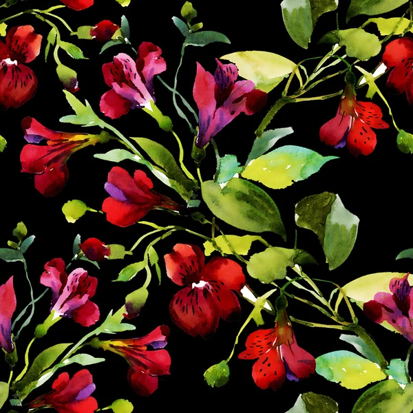 Bahçe çiçek desenli — Stok fotoğraf