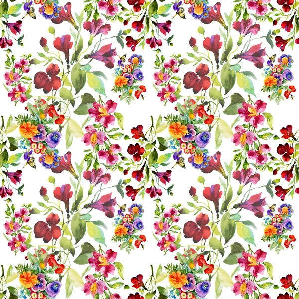 Garden floral pattern — Stock Photo, Image