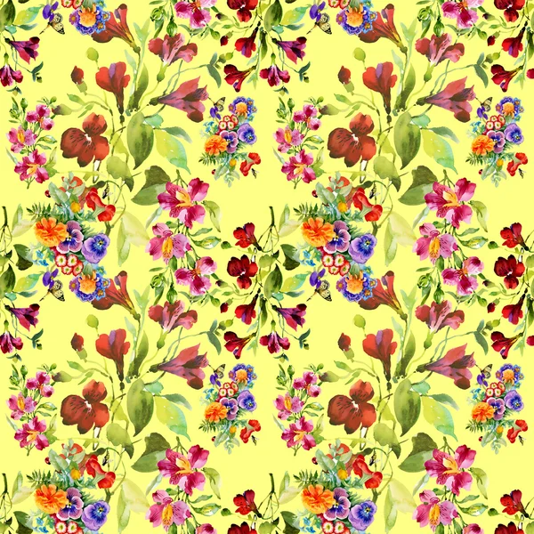 Garden floral pattern — Stock Photo, Image