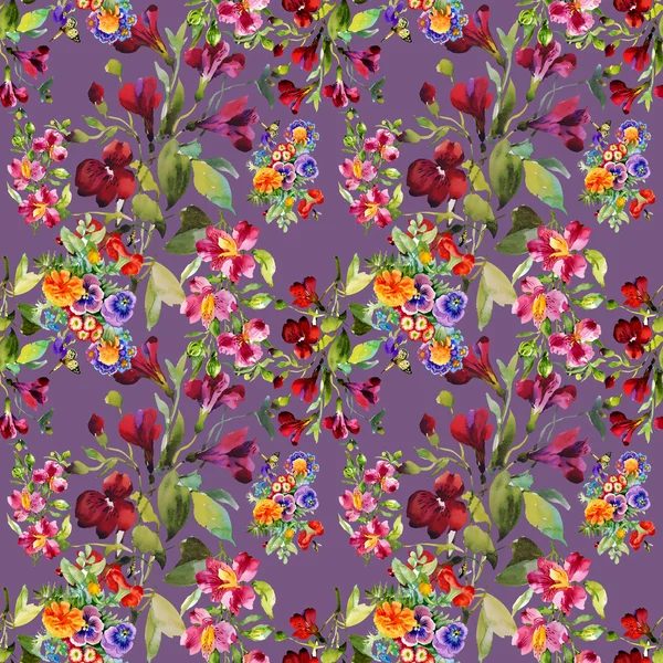 Garden floral pattern — Stock Photo, Image