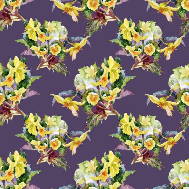 Yaz Bahçe çiçek deseni