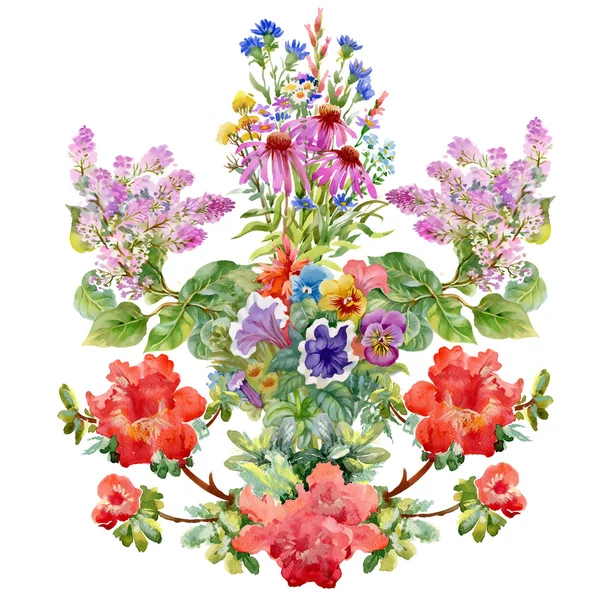 Ramo floral de jardín — Foto de Stock