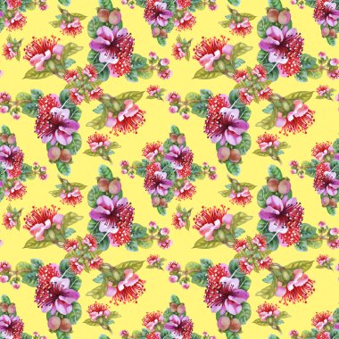 Kusursuz çiçek deseni