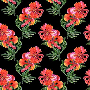 Kusursuz çiçek deseni