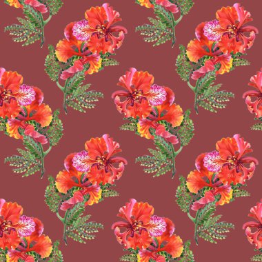 Kusursuz çiçek deseni