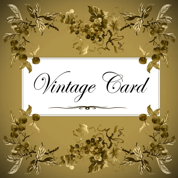 Modèle de carte vintage — Photo