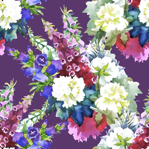 Jardín patrón floral —  Fotos de Stock