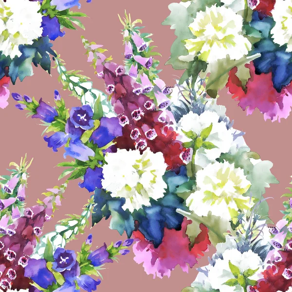 Jardin motif floral — Photo