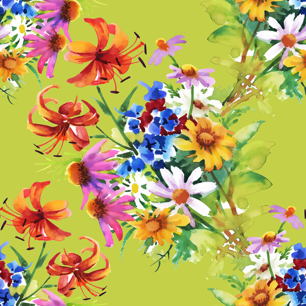 Garden floral pattern