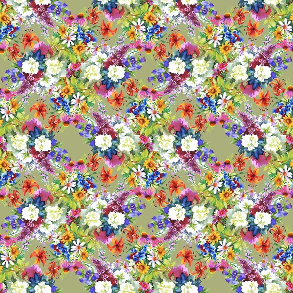 Garden floral pattern