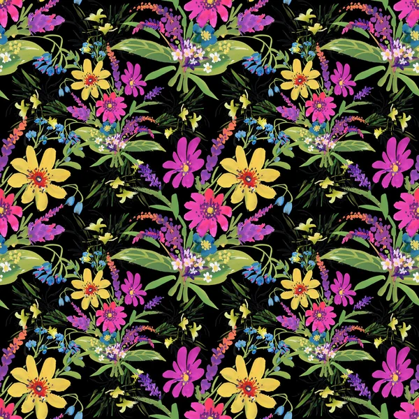 Floral seamless background — Stock Photo, Image