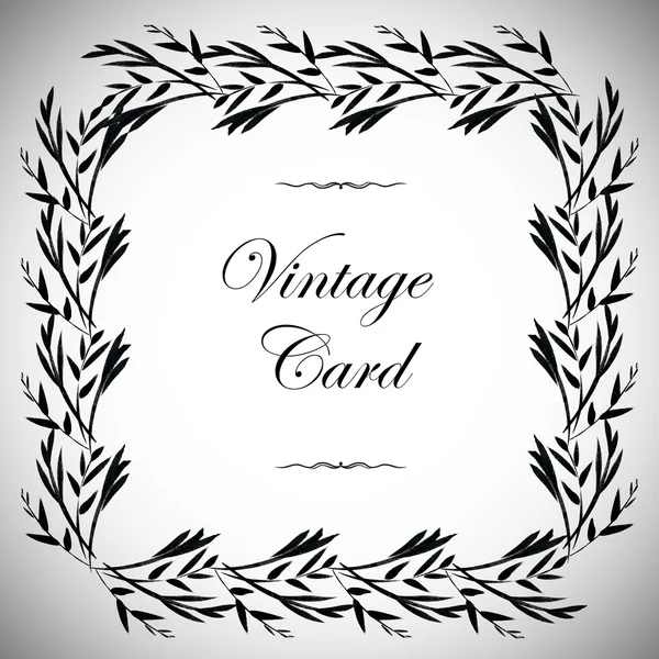 Carte florale vintage — Photo