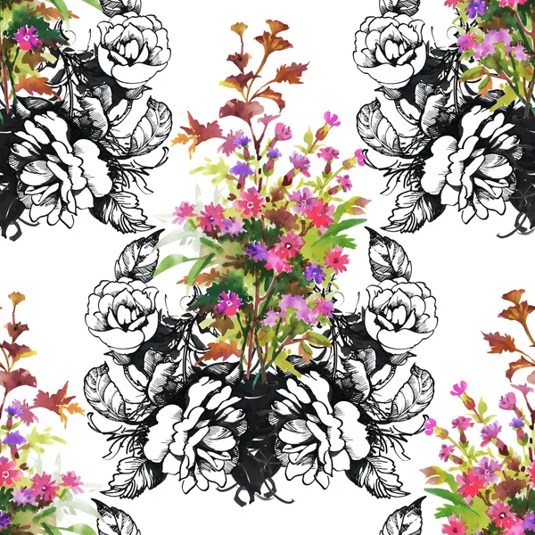 Floral seamless pattern — Stock Photo, Image