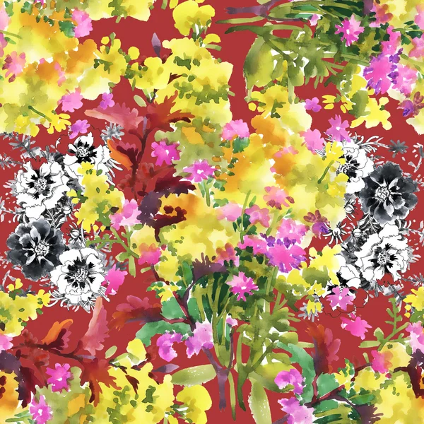 Floral seamless background — Stock Photo, Image