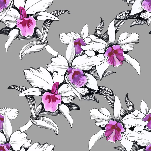 Seamless floral pattern on — Stock Photo, Image