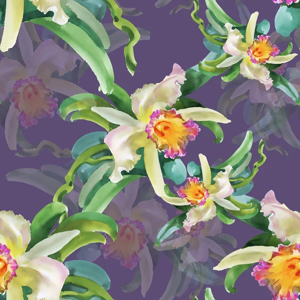 Seamless floral pattern on — Stock Photo, Image