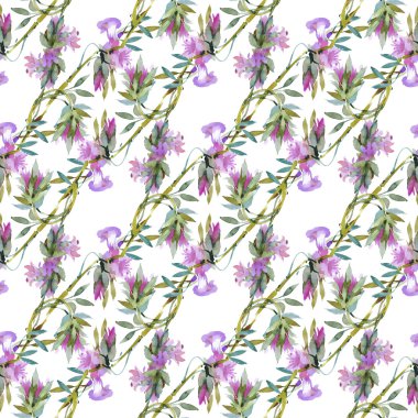 Bahçe çiçek desenli