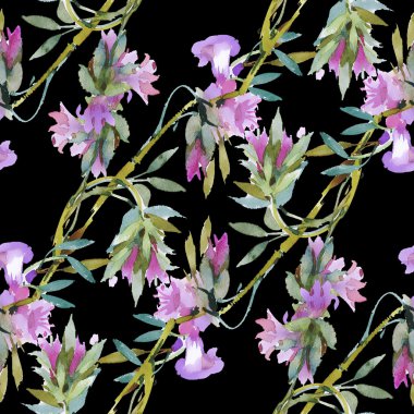 Bahçe çiçek desenli