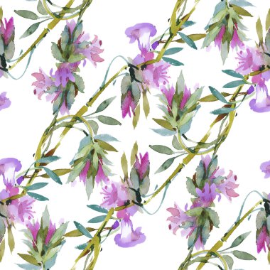 Bahçe çiçek desenli