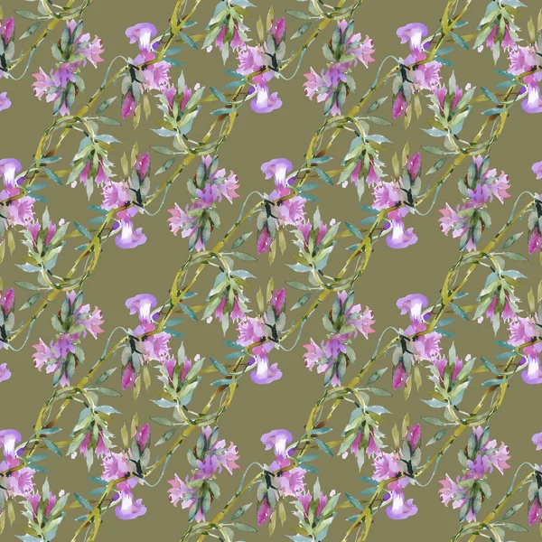 Garden floral pattern — Stock Photo, Image