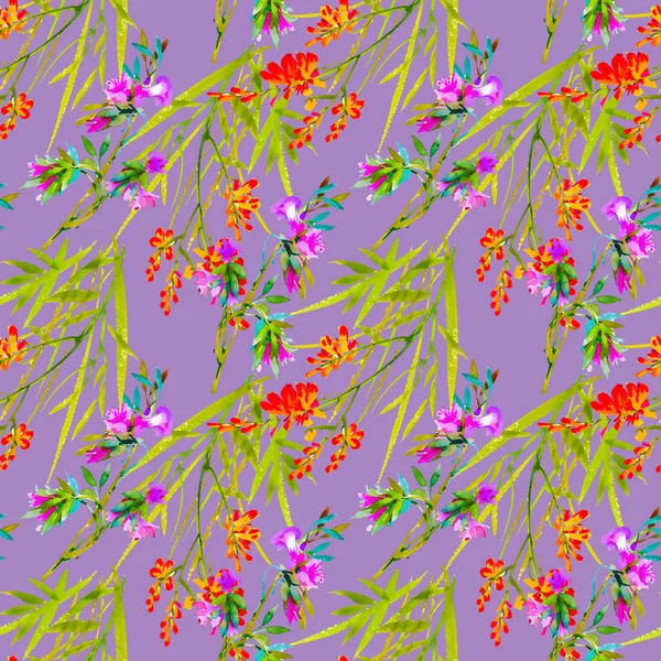 Garden floral pattern — Stock Photo, Image