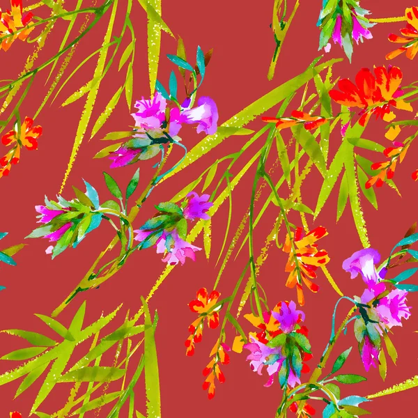 Garden floral pattern — Stock Photo, Image