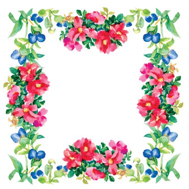 Yaz Bahçe çiçek açan çiçekler