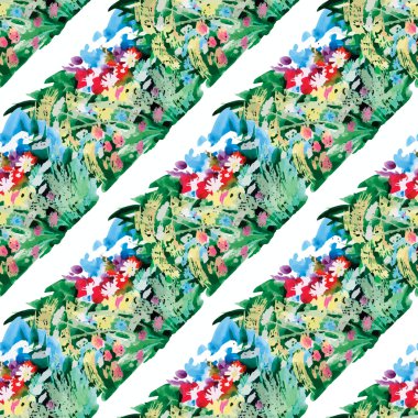 Yaz Bahçe çiçek açan çiçekler