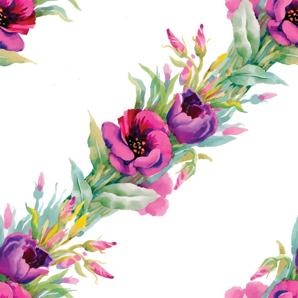美しい花の咲く — ストックベクタ