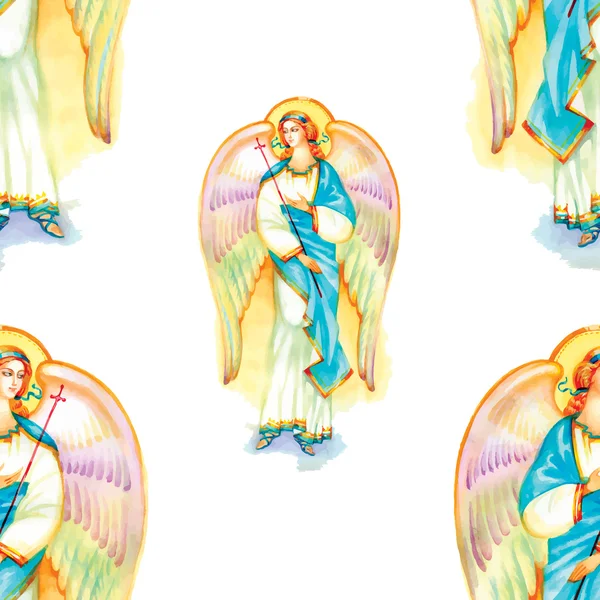 Χριστούγεννα άγγελοι κάρτα — Διανυσματικό Αρχείο