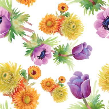 Yaz Bahçe çiçek açan çiçekler