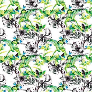 Yaz Bahçe çiçek açan çiçekler