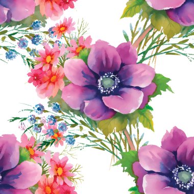 çiçekli Bahçe desen