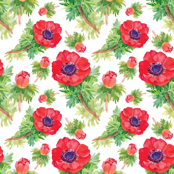 パターンの花の咲く — ストックベクタ