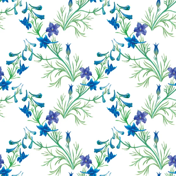 Floraison motif de fleurs — Image vectorielle