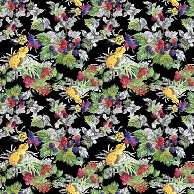 Deniz buck-diken dut ve ahududu