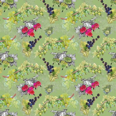 Olgun Frenk üzümü ve bektaşi desen